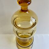 Amber glass jar