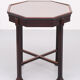 Dutch Art Deco octagonal mahogany side table 1925