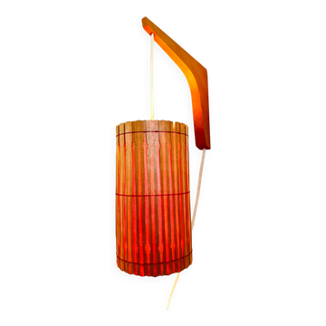 Lampe murale en placage de pin par Krásná Jibza pour Uluv Bratislava, ancienne Tchécoslovaquie, années 1950.