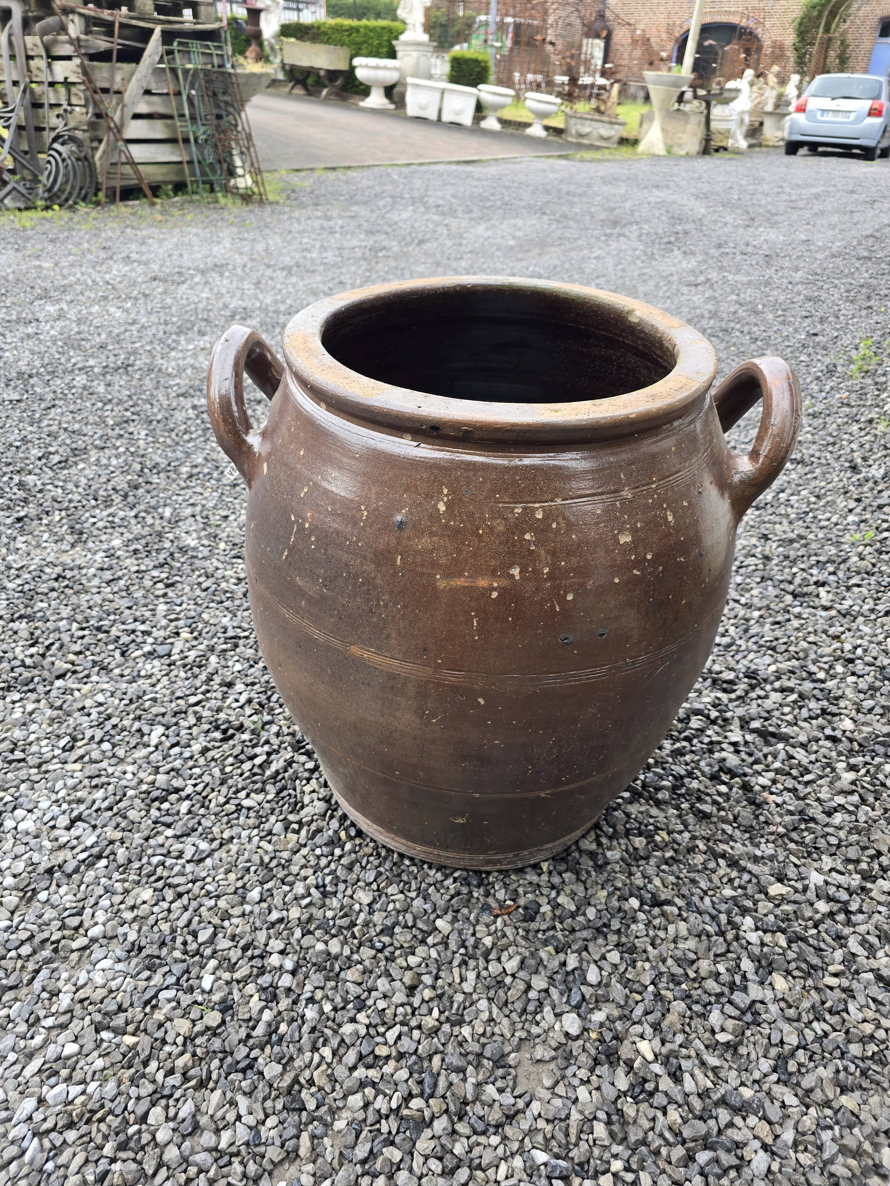 80 liter stoneware salt pan