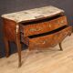 Commode française marquetée de style Louis XV du XXe siècle
