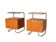 Pair of Chromed Nightstands, Vichr & spol, 1950s, Czechoslovakia