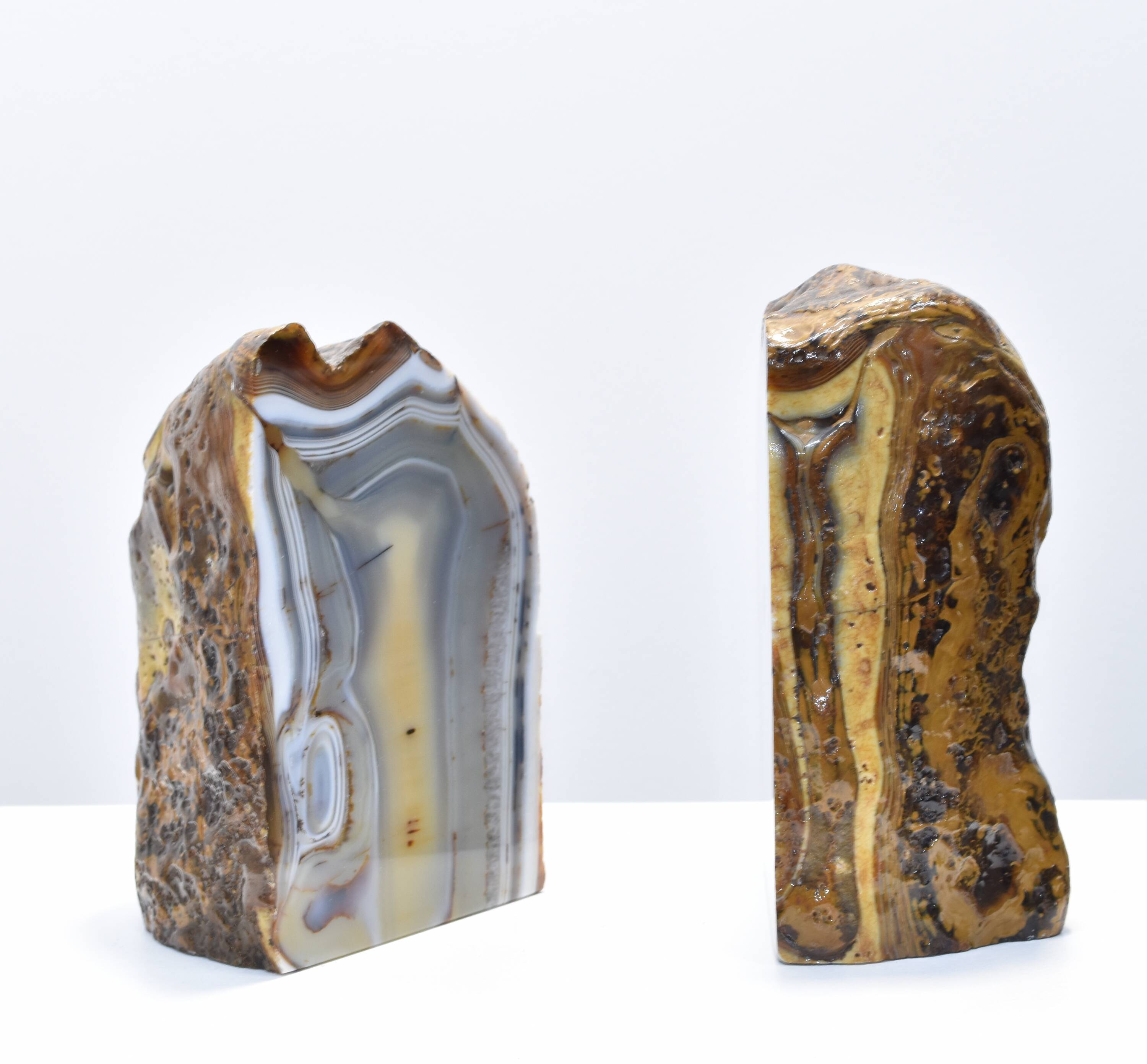 Agate polished greenhouse mineral book