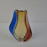Czech art glass vase by Hana Machovska Mstisov, 1960s