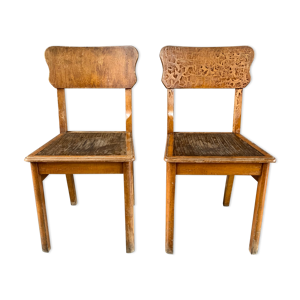 lot de 2 chaises de bistrot