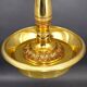 Empire Style Bouillotte Lamp in Gilded Bronze with Three Lights "Lucien Gau"
