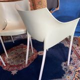 Set of 3 armchairs by Philippe Starck, Dr No model, for Kartell