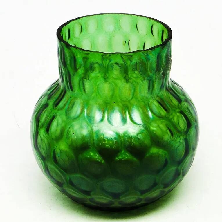 Art Nouveau vase, glass, Loetz, Czechoslovakia, early 20th century