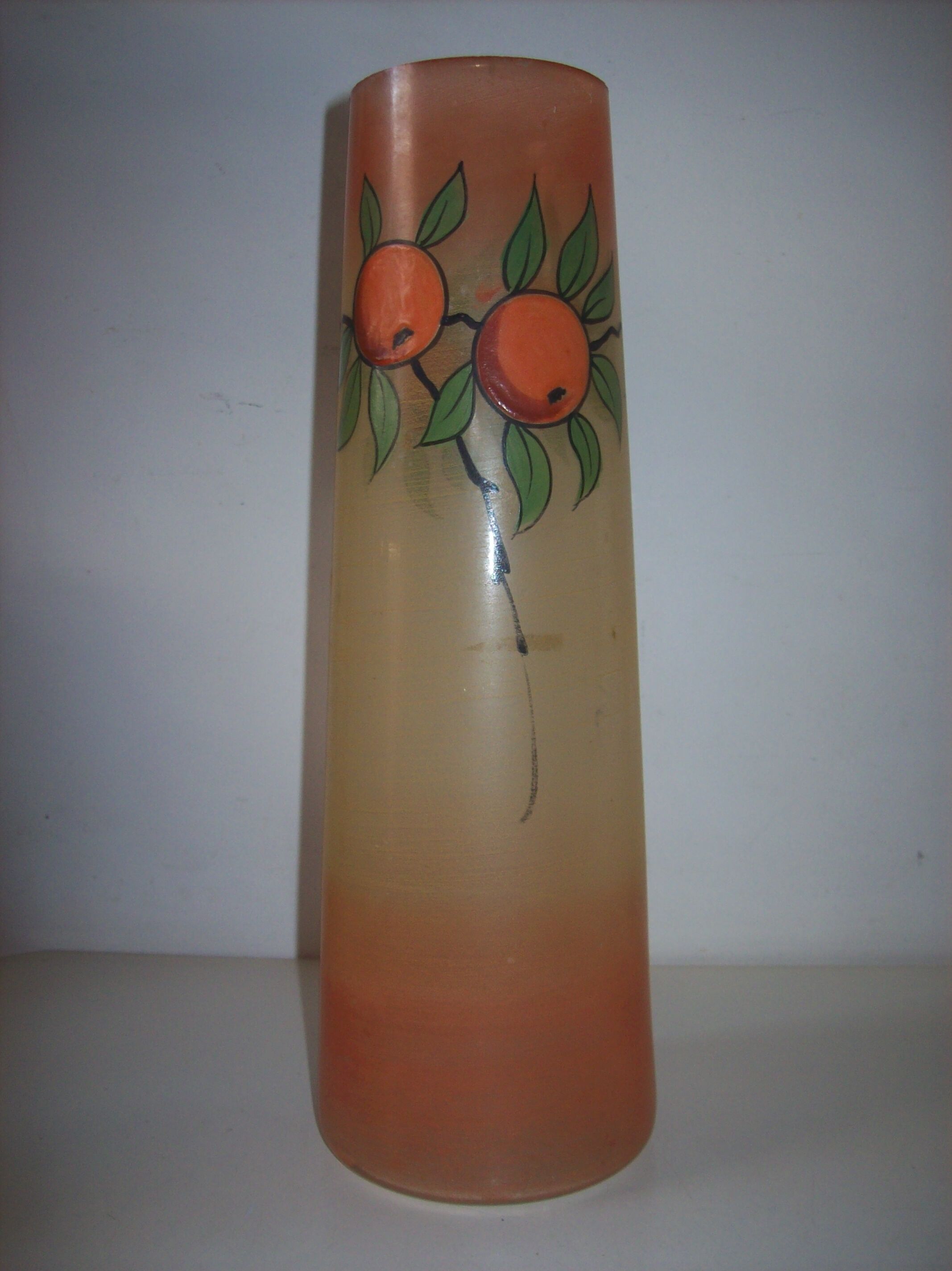 Vase made of glass paste