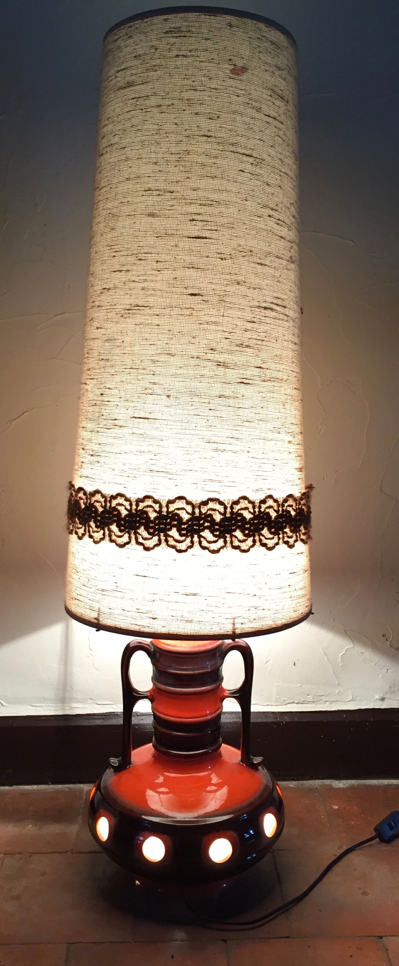 Vintage ceramic lamp