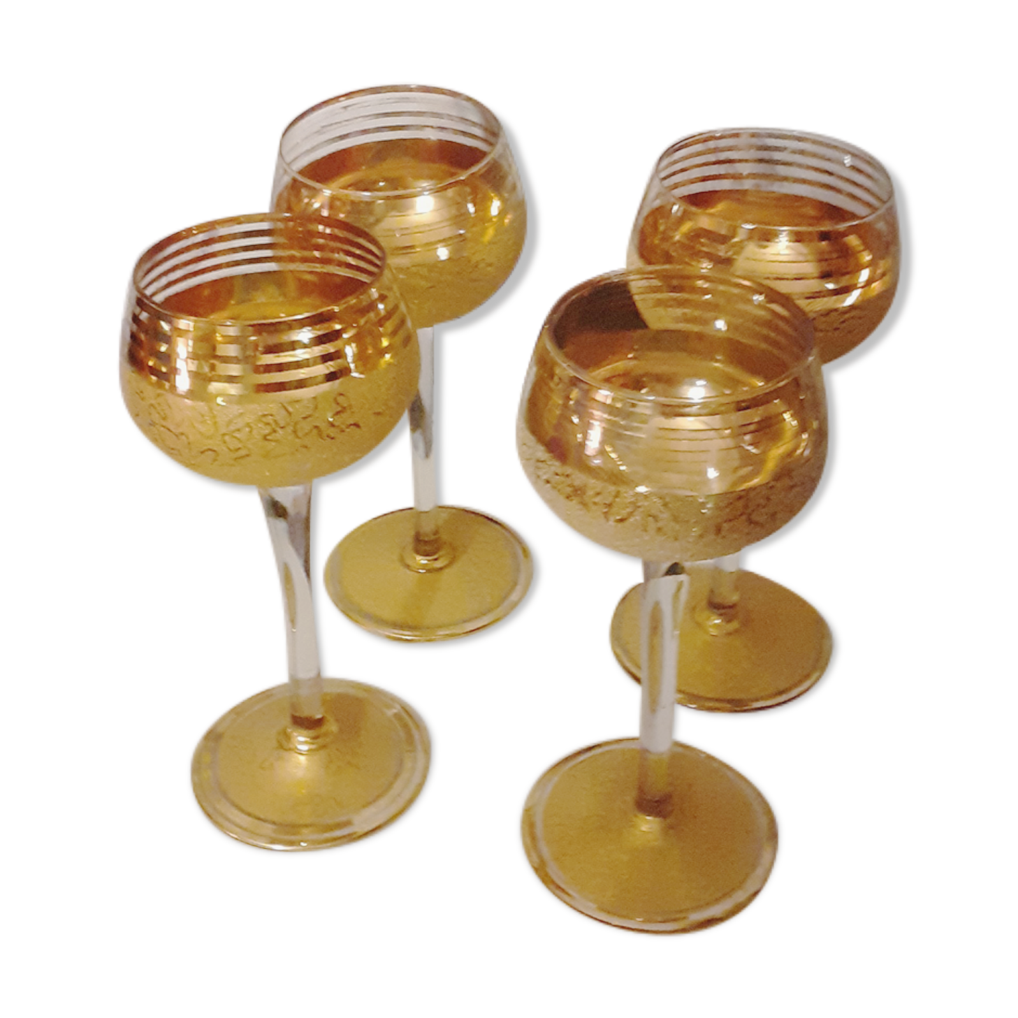 Verres à Fruits Cera Dorés (lot De 2) – Verre, Occasion