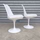 Pair of tulip chairs by Eero Saarinen for Knoll International