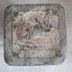 Old metal advertising box cocoa Suchard from the 30s