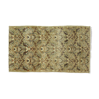 Anatolian handmade vintage rug 158 cm x 90 cm
