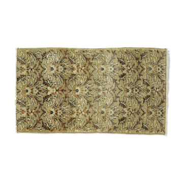 Anatolian handmade vintage rug 158 cm x 90 cm