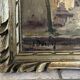 Oil on canvas by Albert Dandoy from 1937 - Church in Marche