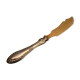 Couteau à beurre manche métal argenté ou argent style Régence lame métal doré