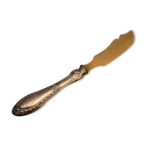 Couteau à beurre manche métal argenté ou argent style Régence lame métal doré