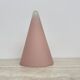 Matte Pink glass SCE Teepee table lamp , 1970’s , France