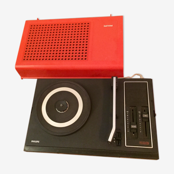 Tourne-disque Philips vintage