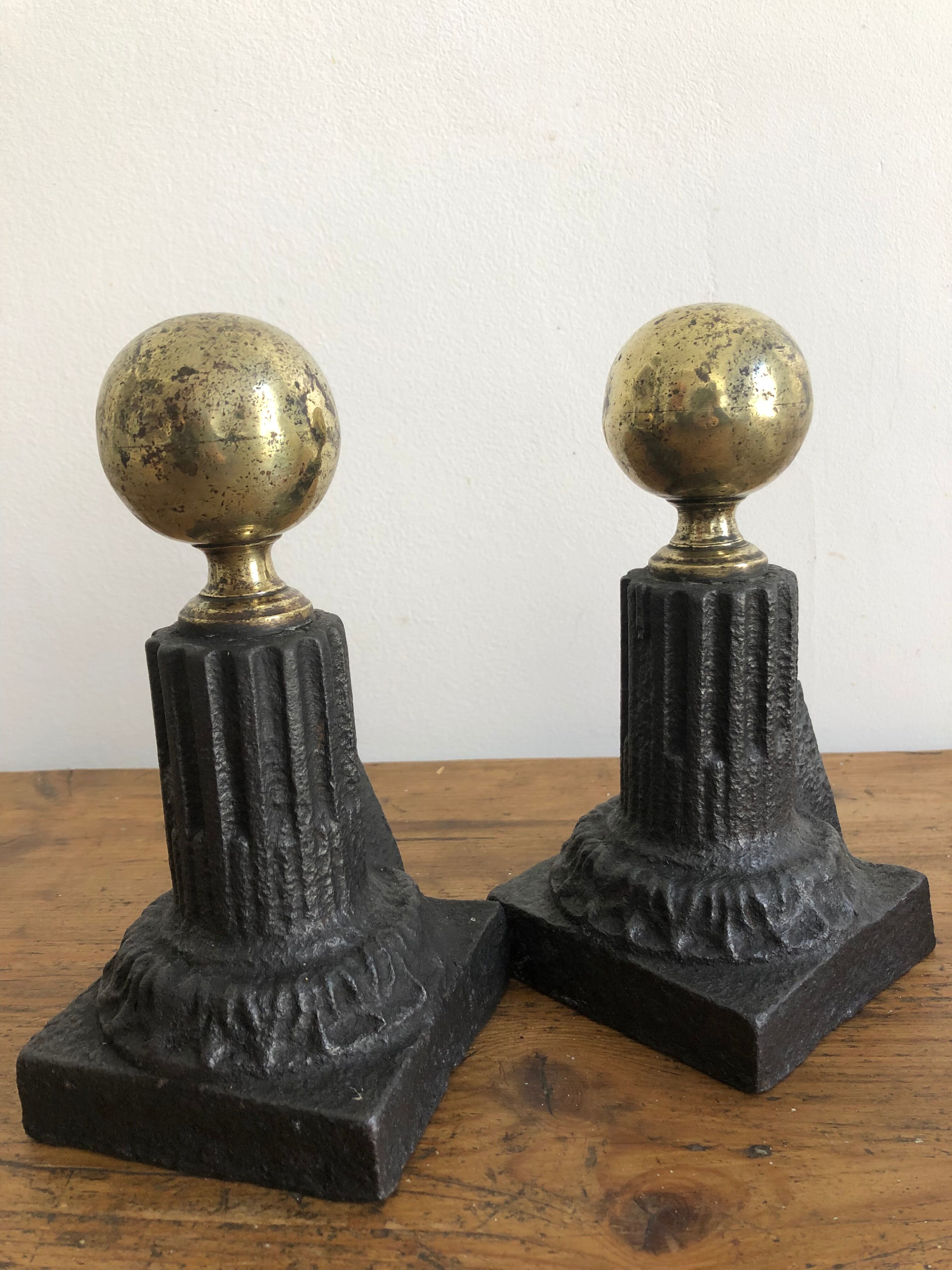 Chenet heads, bookends, decoration