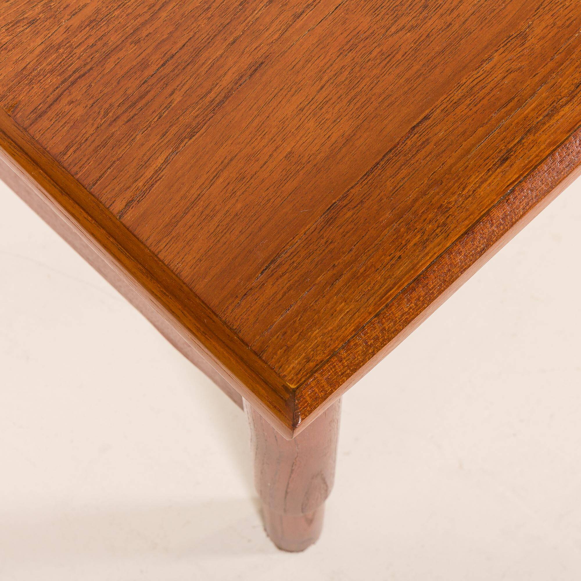 Italian mid-century low teak coffee table by Saporiti, 1960s
