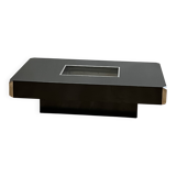Alveo black coffee table by Willy Rizzo
