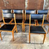 Set of 6 Scandinavian-style chairs