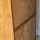 Vintage cupboard with compass feet