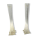 Pair of large glass soliflore vase