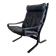Vintage "Siesta" armchair by Ingmar Relling from 1965 in black leather.