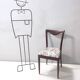 Vintage 1950s Set of Four Chairs by Carlo Enrico Rava, Made in Italy