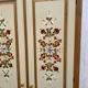 Armoire penderie peint à la main fleurs