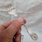 12 Cailar Bayard oyster forks, Coquille model