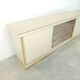 Buffet vintage en laiton et laque, 1970