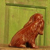 Statue chien en céramique