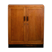 Cabinet d'archive en chêne moderniste, commode dans le style de l'École d'Amsterdam
