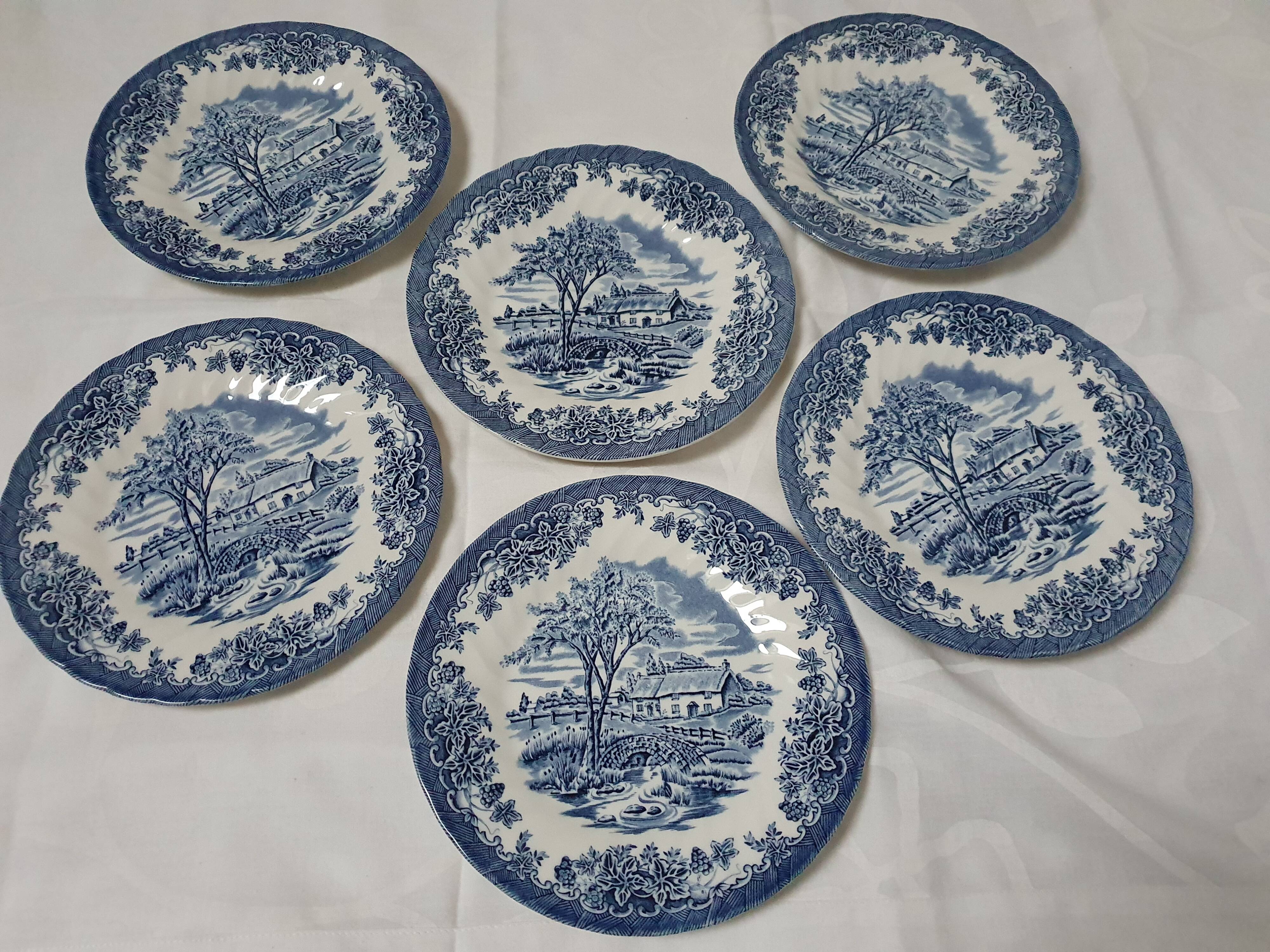 Lot de 6 assiettes à dessert