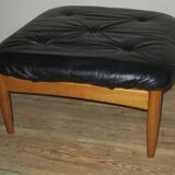 Eric Merthen 3-seater sofa with ottoman, Sweden 1960s