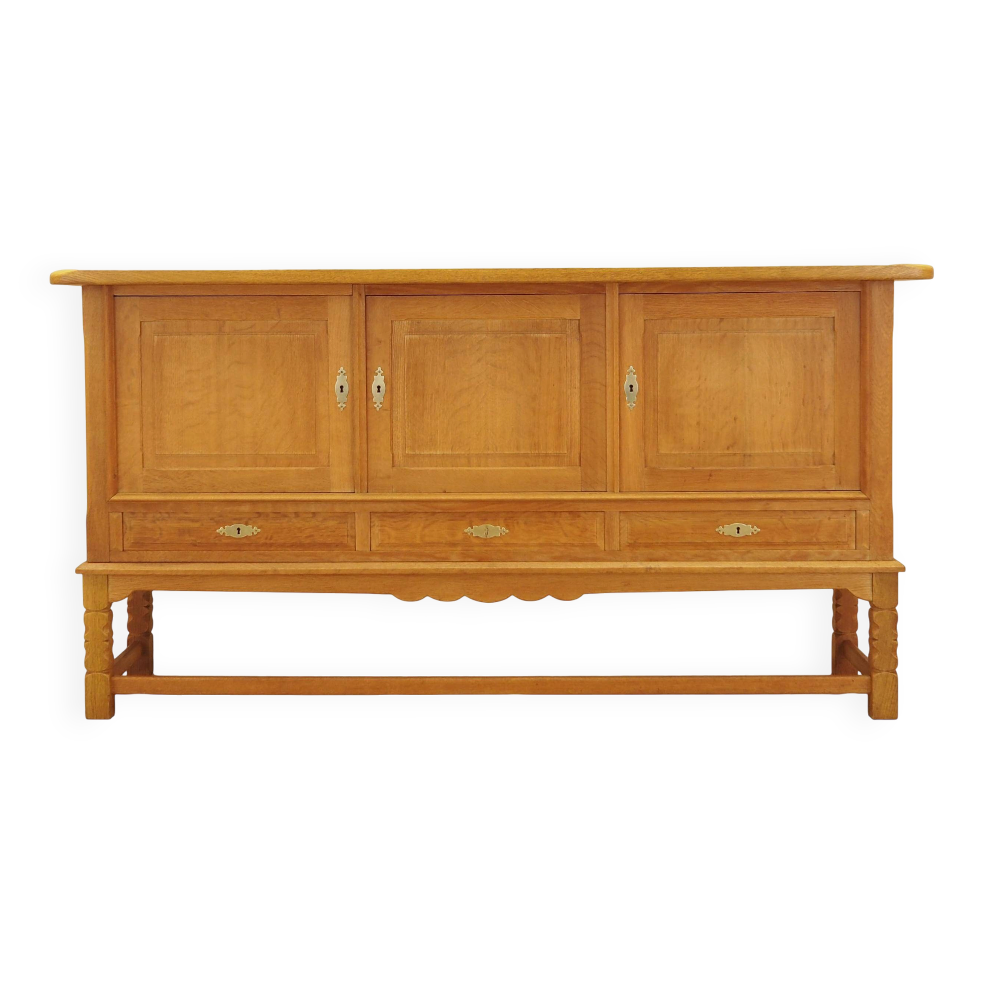 Oak sideboard Henning Kjærnulf, Denmark, 1960s