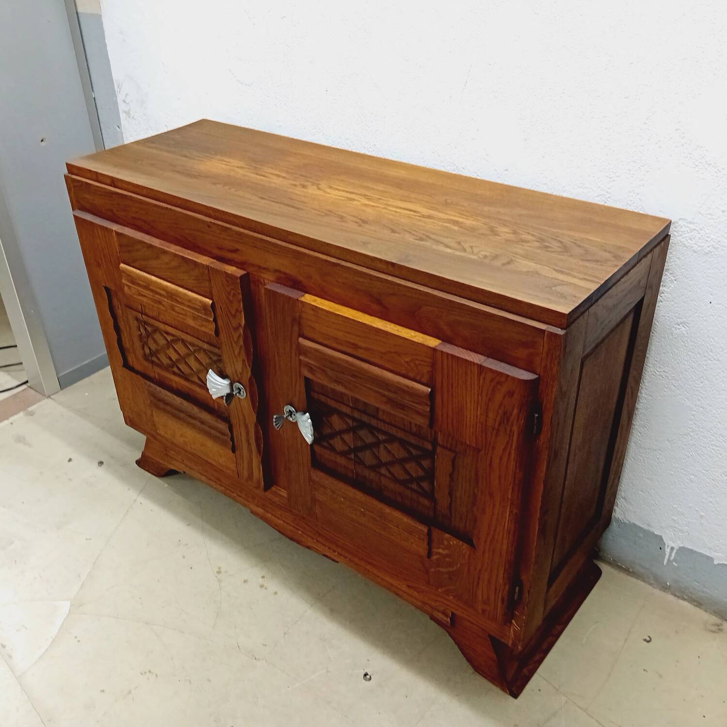 Enfilade / Buffet  vintage  Art Déco en chêne