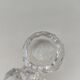 Double crystal salt cellars from Baccarat, early 20th century.