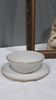 Fürstenberg cream porcelain saucière with golden edging