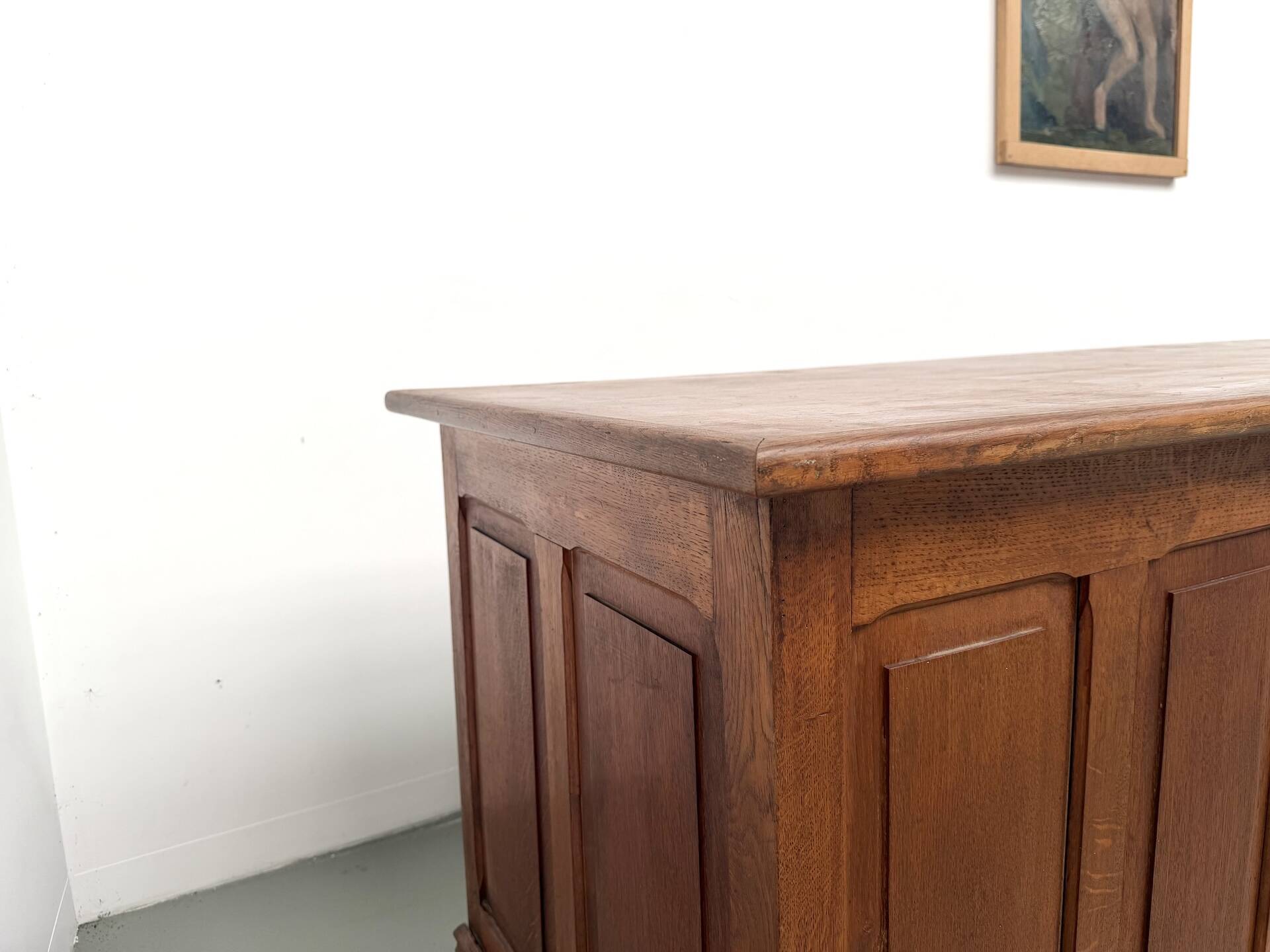 Comptoir de commerce en chêne XXL