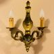 Applique double Style Louis XV en bronze doré époque XXe.