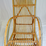 Rattan child rocking chair