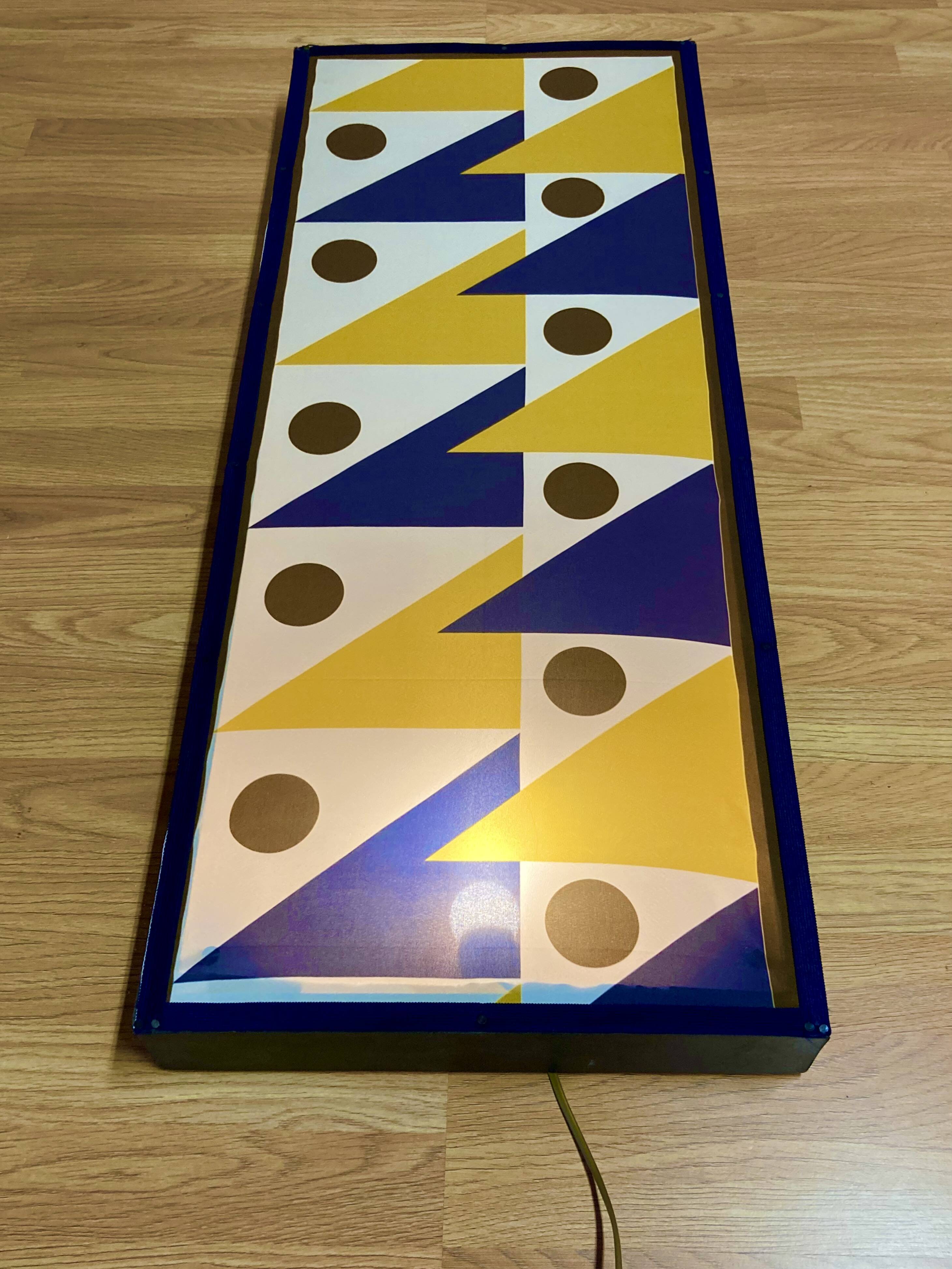 Pair of large "Scandinavian design" wall lights.