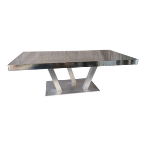 table basse aluminium