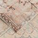 Blush Pink Muted Turkish Vintage Handmade Wool Carpet Rug, 191x316 Cm