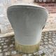Fauteuil crapaud velours vert